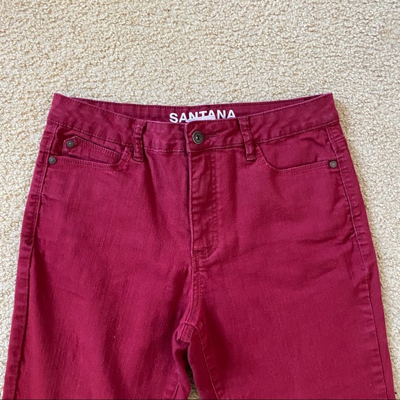 3/$25 || Santana Jeans Red Denim Jeans - Picture 2 of 5
